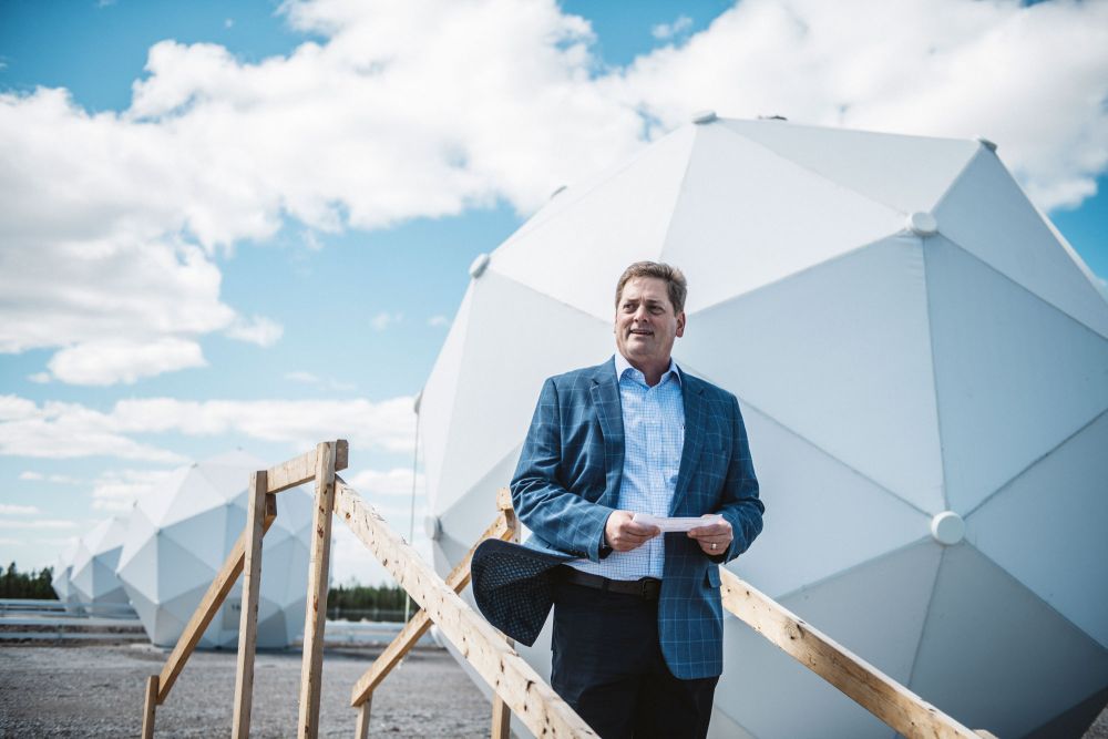 Dan Narey, Business Development Director with the Swedish Space Corporation.