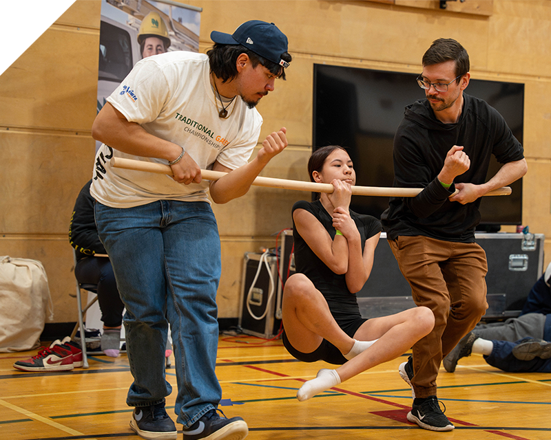 Wrist hang at the 2026 Traditional Games Championship