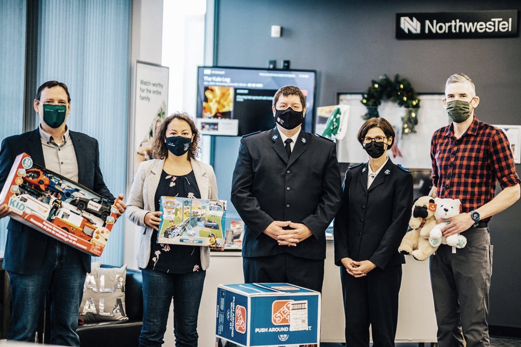 The Yellowknife Salvation Army Toy Drive kick- off