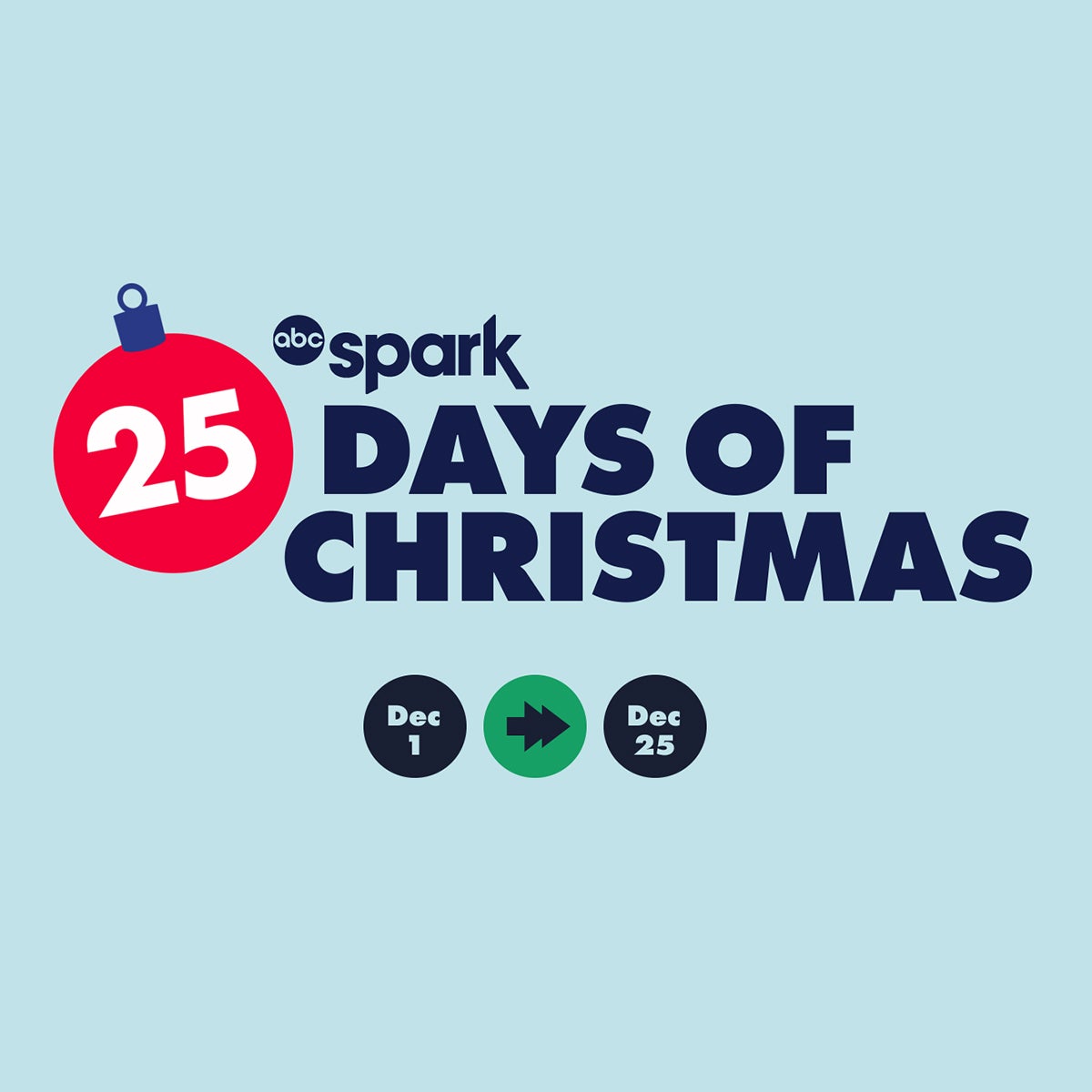 ABC Spark 25 Days of Christmas poster