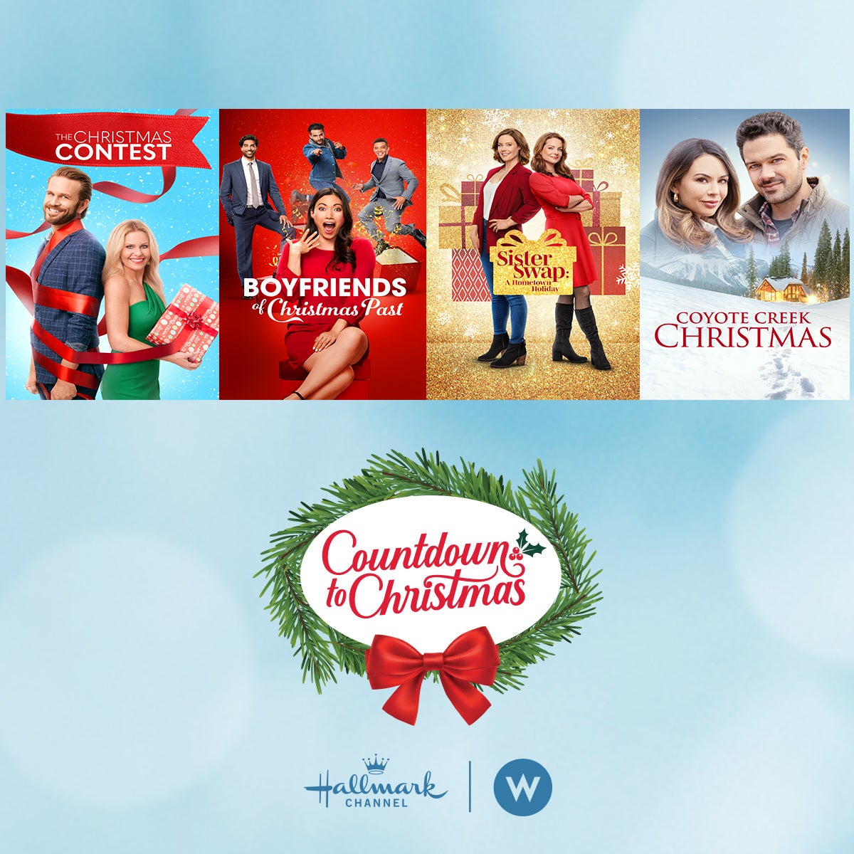 W Network Countdown to Christmas poster