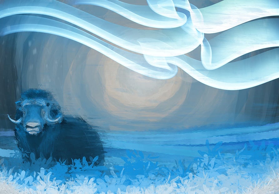Uumingmak (Muskox) – digital art