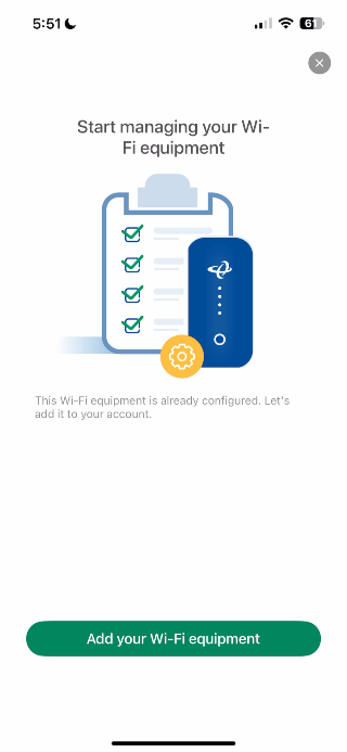 Start managing you Wi-Fi equipment