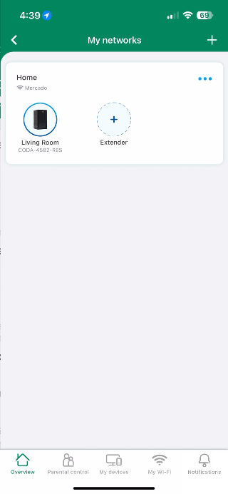 Smart Wi-Fi My networks