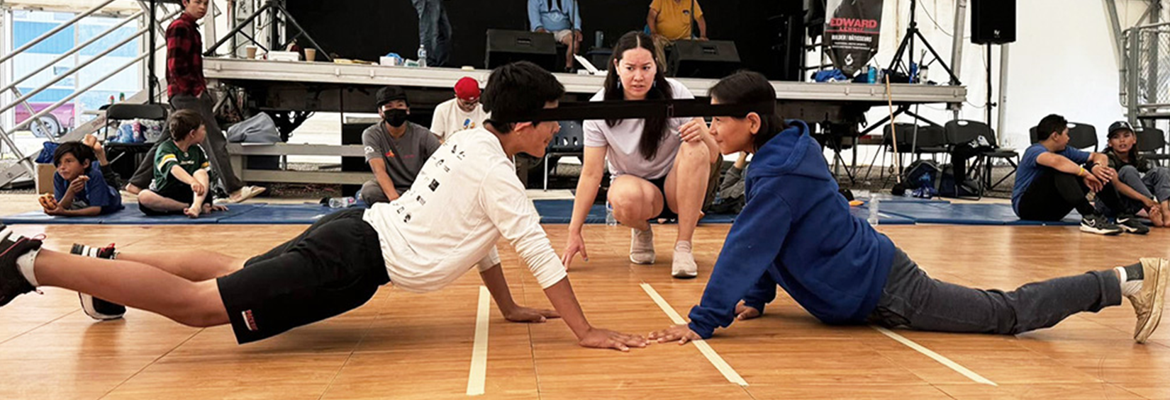 Northern Games Reaching high: At the Northern Games, Inuvialuit knowledge holders pass ...