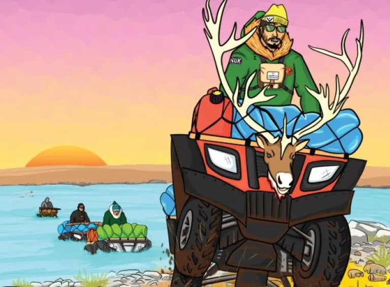 Wheeling artwork by Nooks Lindell