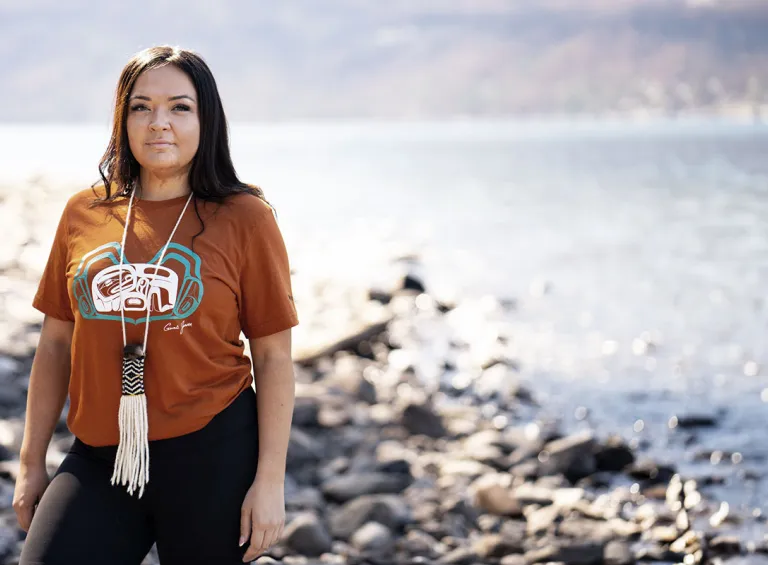 Guná Jensen, Tlingit artist from Carcross, YT