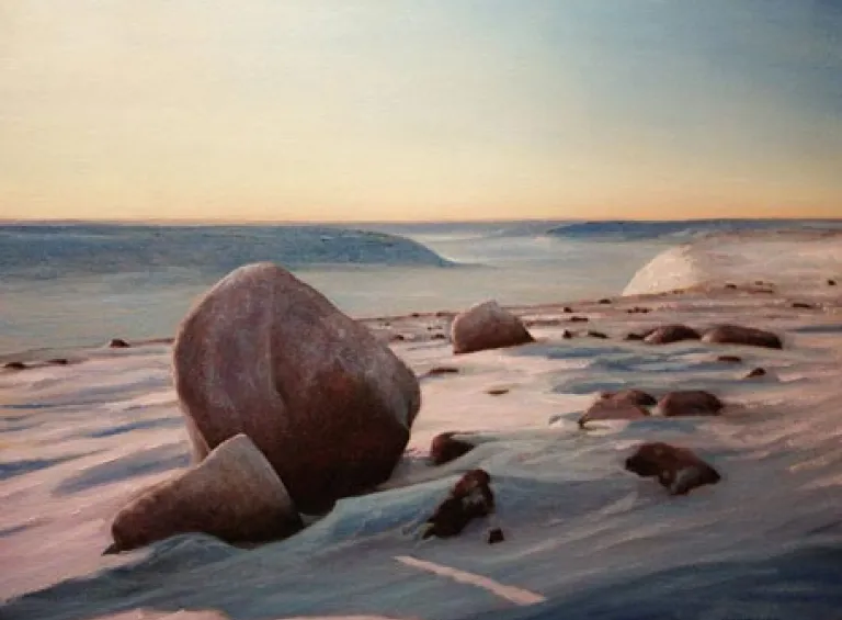 West Arm Twilight: Art by Miguel Chenier