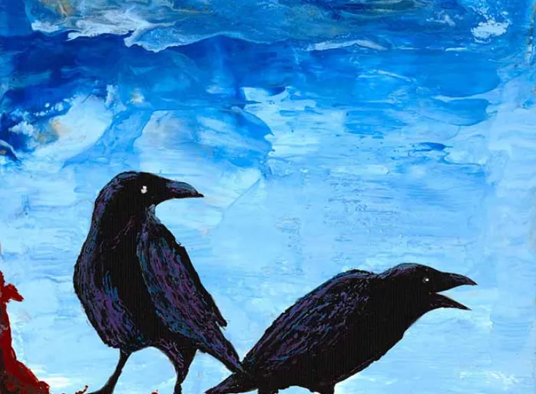 Ravens After the Storm: Art by Chris deWolf