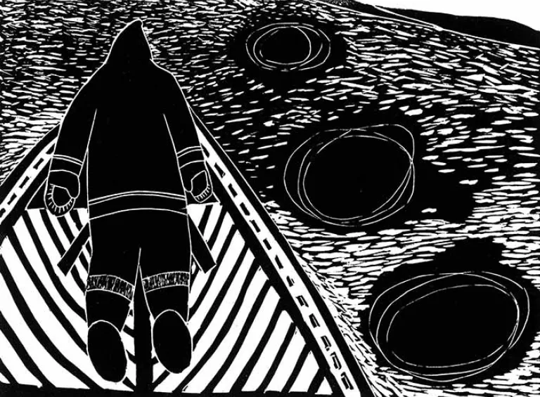 Swimming Like a Qilalugaq: Art by Melanie Howell