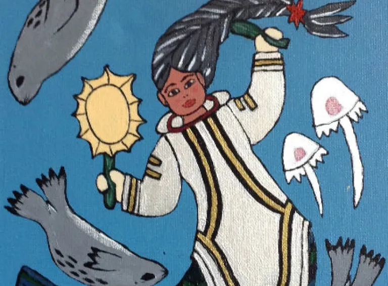 The Communicator: Art by Kataisee Attagutsiak