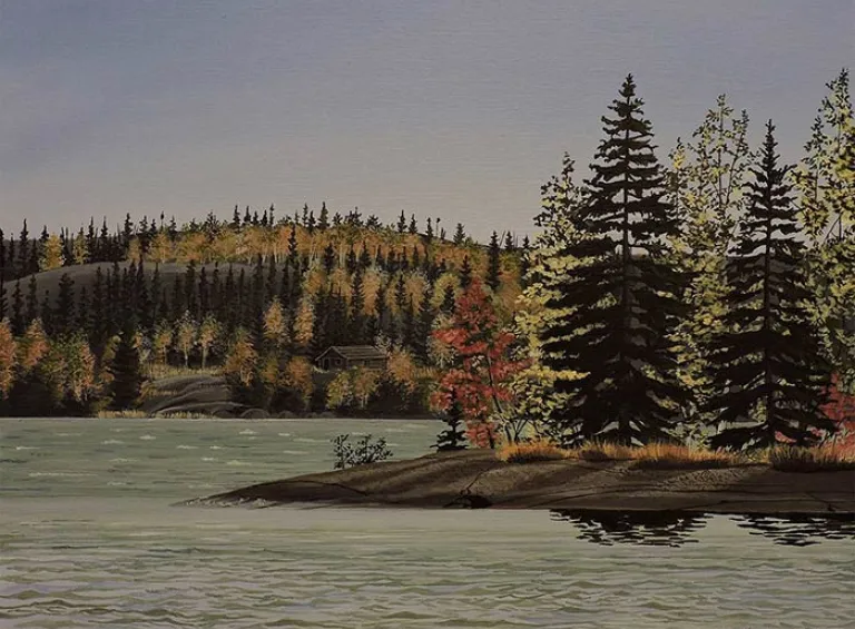 Serene Fall Season: Art by Darrell Chocolate