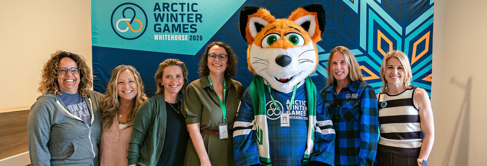 Michael Jay with the AWG 2026 team, Northern Tails and Northwestel. Michael Jay with the AWG 2026 team, Northern Tails and Northwestel.